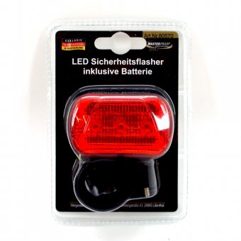 LED Sicherheitsflasher inkl. Batterie 80x55x35mm 