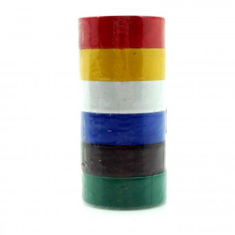 PVC-Klebeband in 6 Farben 19 mm x 2,5 Meter 